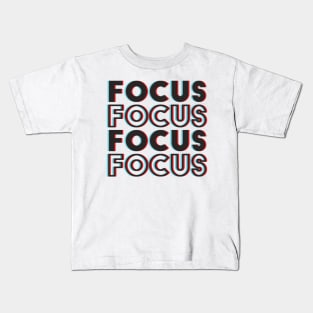 Focus Glitch 3 Kids T-Shirt